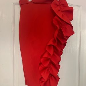 2 piece skirt and shirt